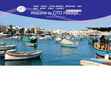 Tablet Screenshot of cito-holidays.com